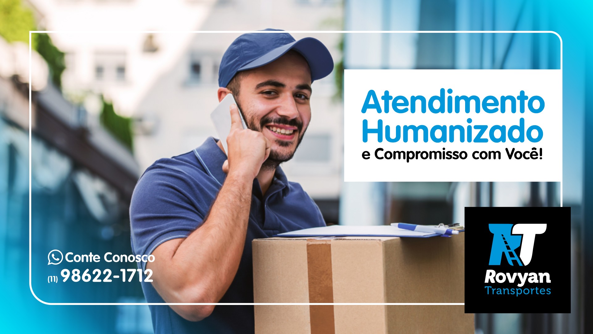 Os Diferenciais da Rovyan: Mais do que Frete: Atendimento Humano, Profissionalismo e Compromisso com Você 