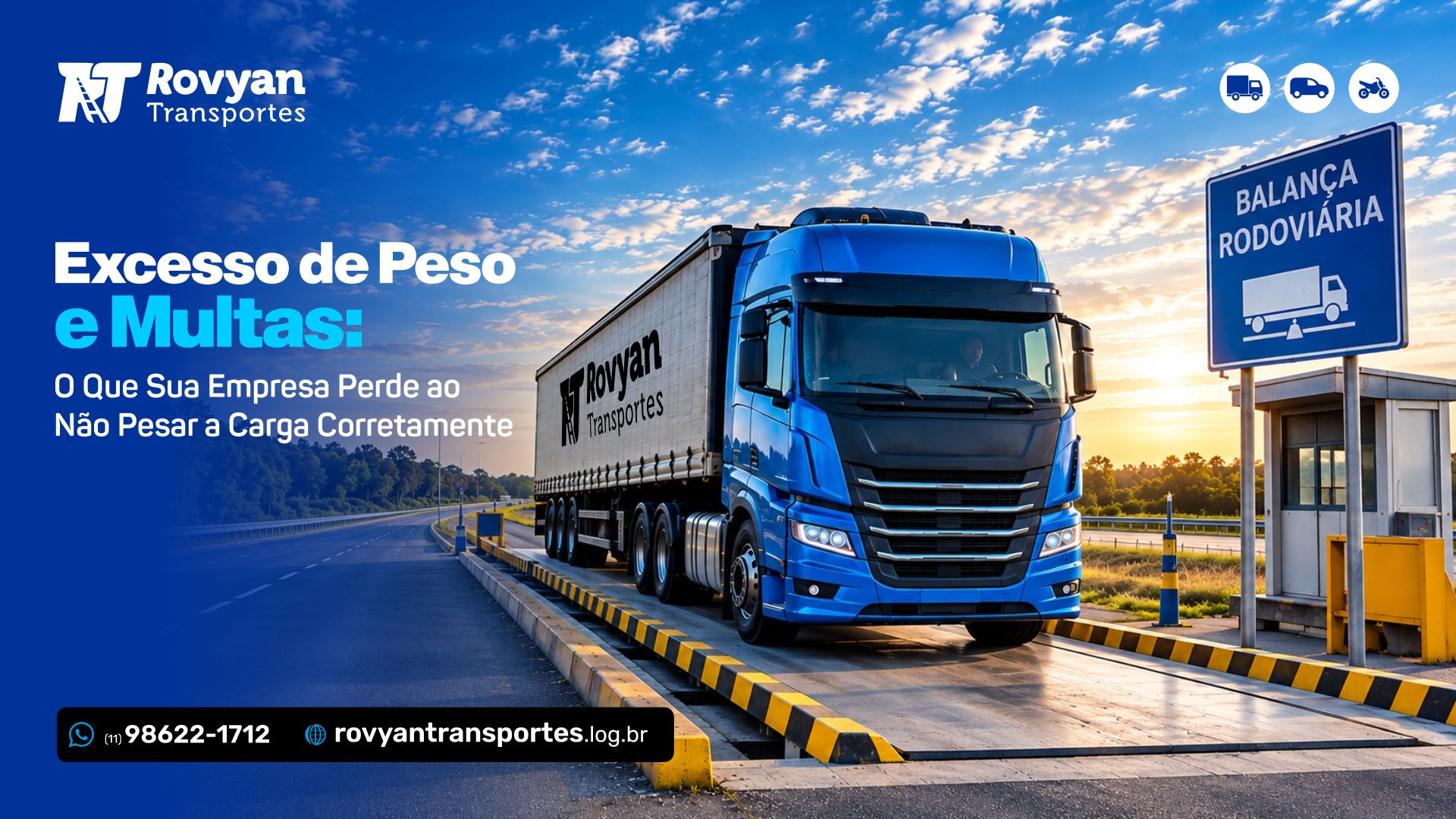 Excesso de Peso e Multas - Lei da Balança - Rovyan Transportes