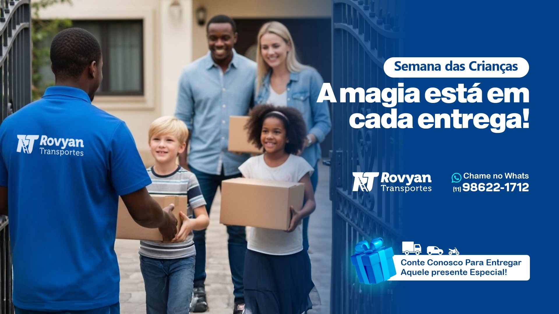 Semana das Crianças: Entregando Sorrisos e Alegria com a Rovyan Transportes