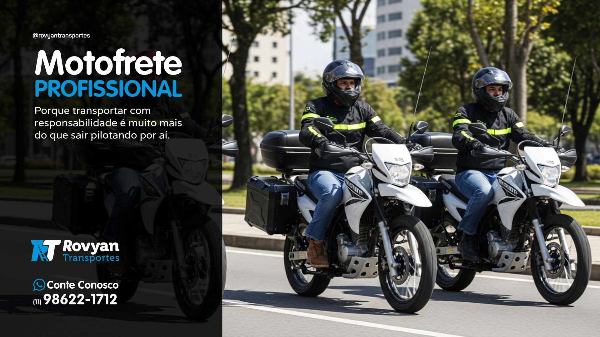 Os Diferenciais da Rovyan: Motofrete Profissional 