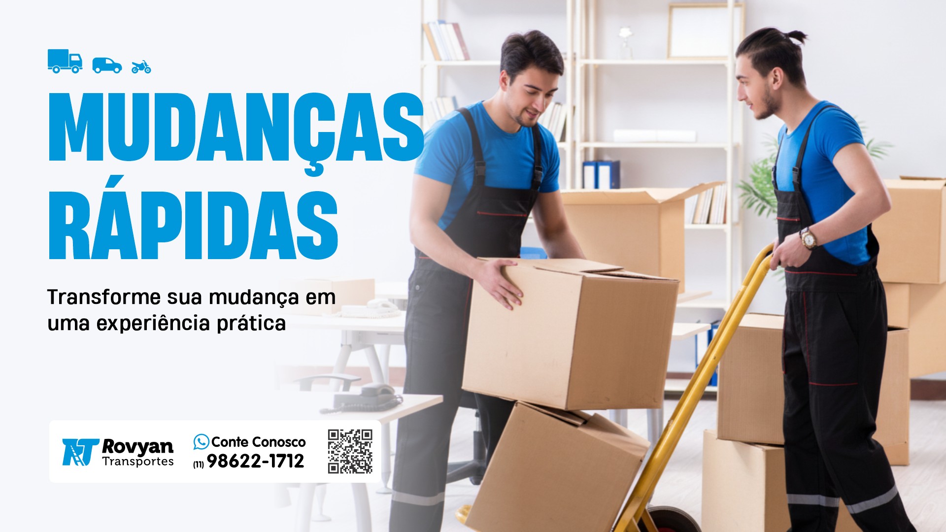 Mudanças Rápidas: Como a Rovyan Facilita Pequenas e Médias Mudanças com Agilidade e Segurança