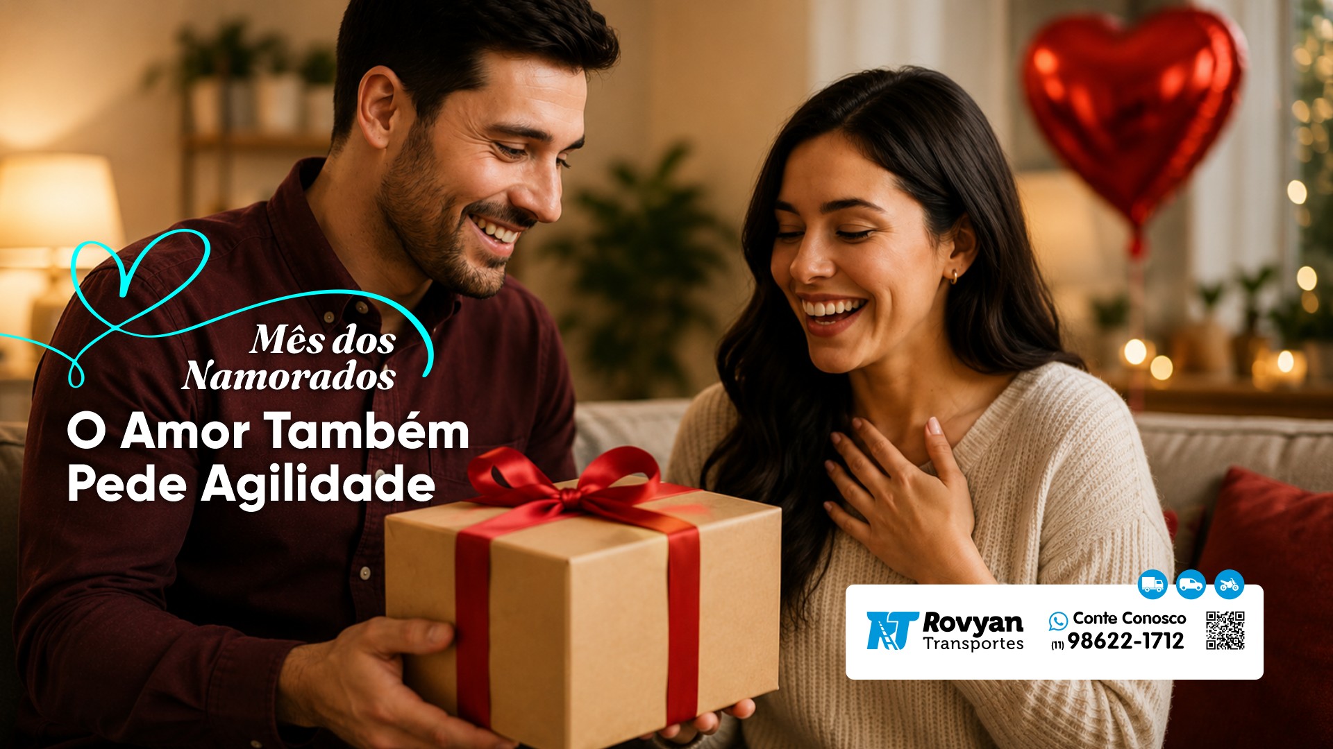 O Amor Também Pede Agilidade - Rovyan Transportes