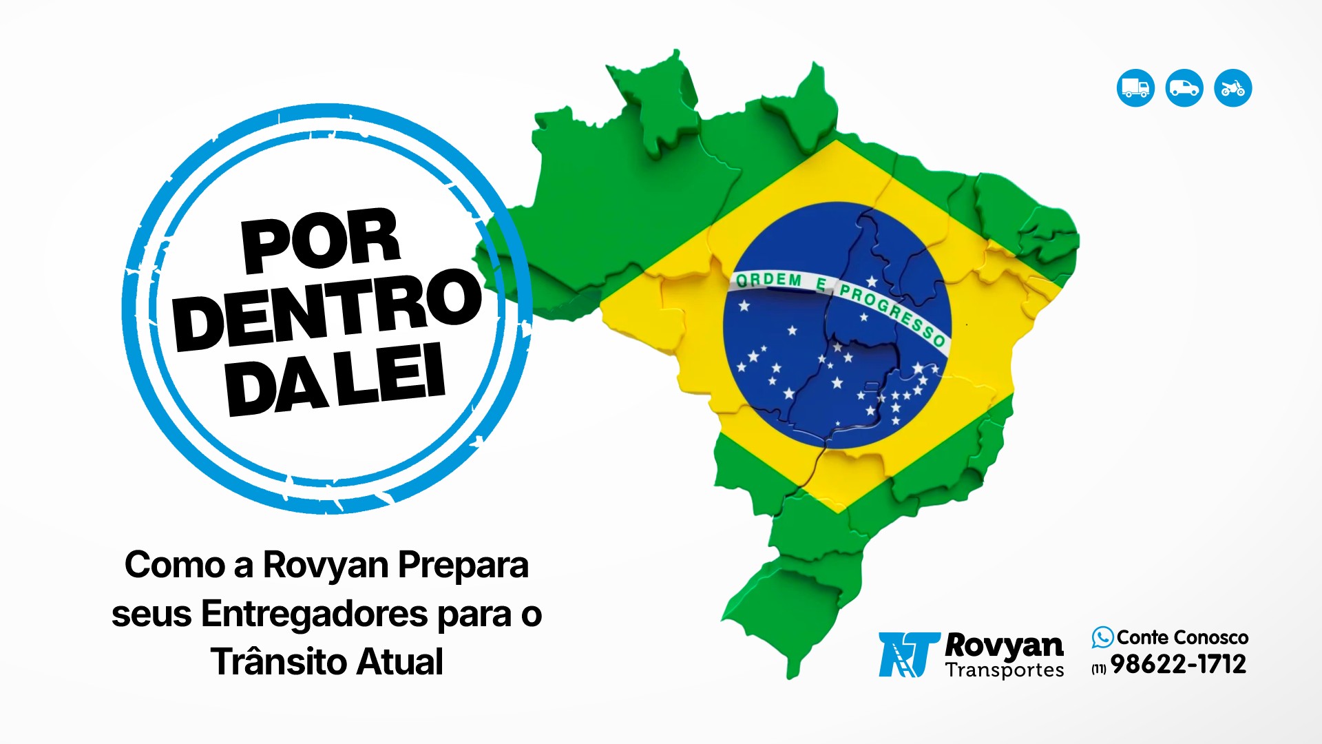 Por Dentro da Lei: Como a Rovyan Prepara seus Entregadores para o Trânsito Atual — Rovyan Transportes