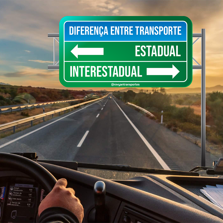 Diferença entre Transporte Estadual e Interestadual