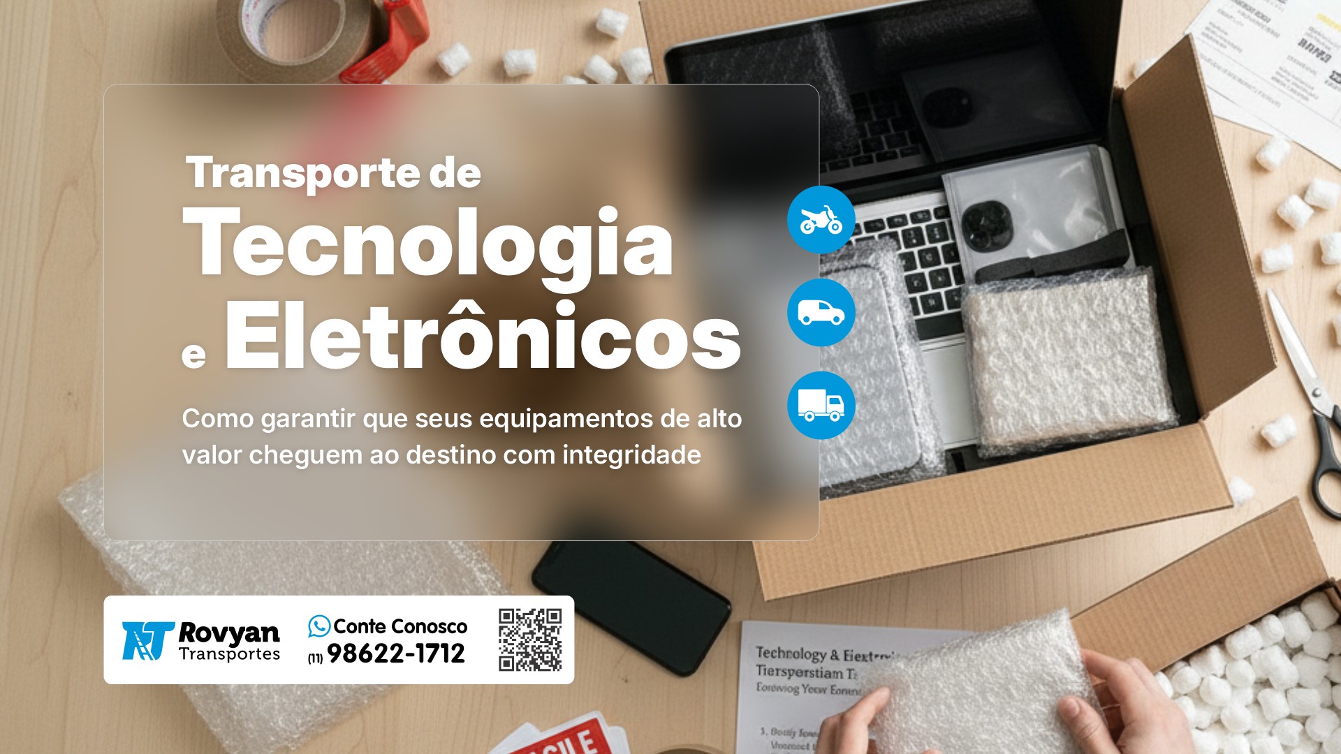 Transporte de Tecnologia e Eletrônicos: Segurança em primeiro lugar