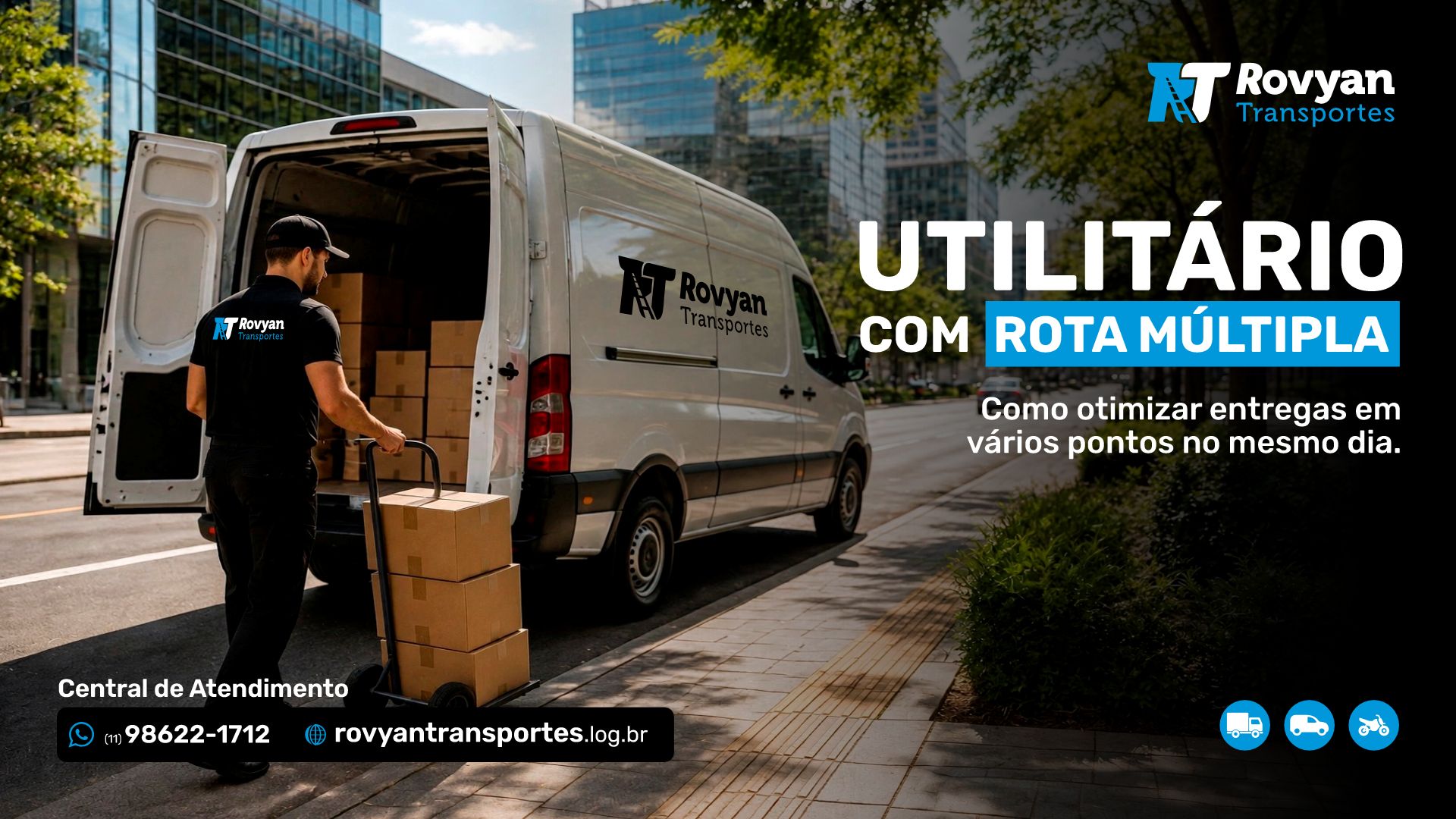 Utilitário com Rota Múltipla: Como Otimizar Entregas em Vários Pontos no Mesmo Dia - Rovyan Transportes