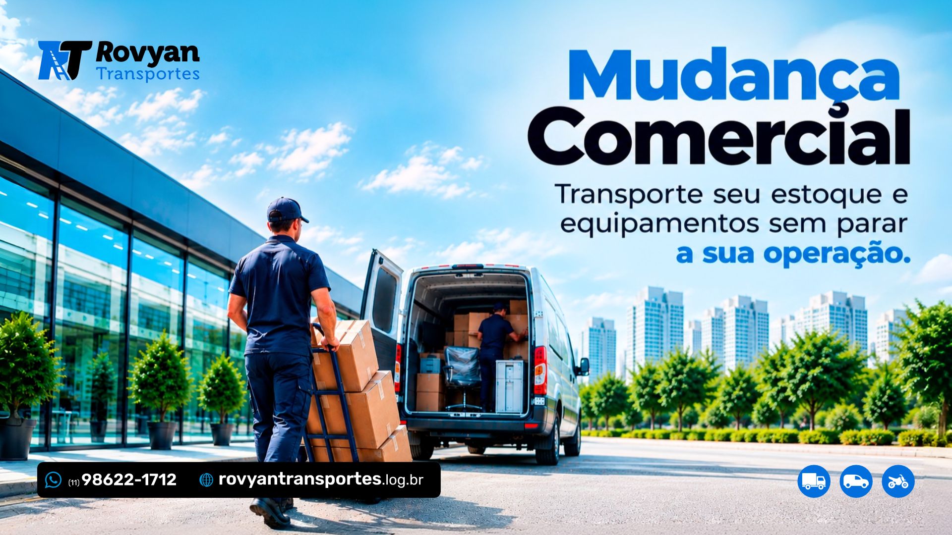 Mudanças Comerciais e Utilitário - Rovyan Transportes